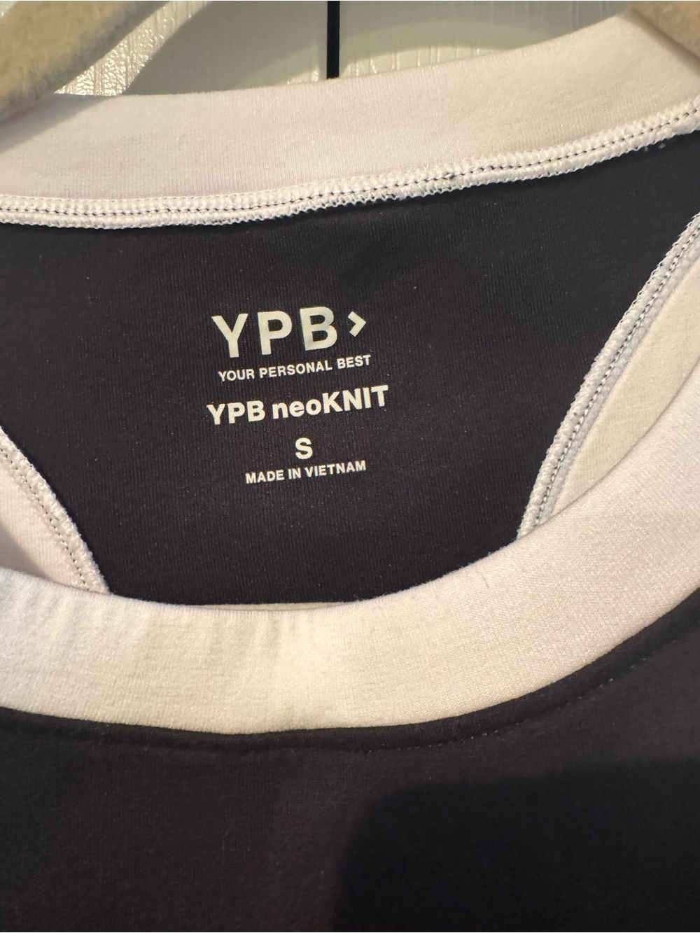 YPB Black & White Athletic Racerback Mini Dress - Size S - Picture 4 of 6
